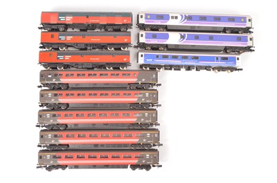 Lot 39 - N Gauge Coaching Stock and GUV Vans Virgin Trains Royal Scot Caledonian and RAE Systems (11)