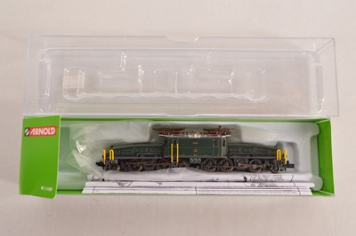 Lot 57 - Arnold N Gauge Swiss Electric Krokodil Locomotive