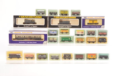 Lot 68 - British Outline Goods Wagons and Coach (26)