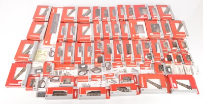 Lot 73 - Fleischmann N Gauge Track and Accessories (80+ packs)
