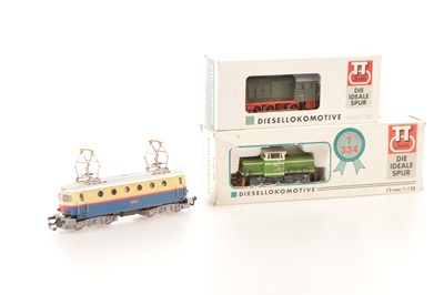 Lot 85 - Zeuke TT Gauge Diesel and Electric Locomotives (3)