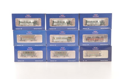Lot 88 - Liliput H0e Gauge Austrian and German Branchline Coaching Stock (9)