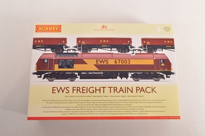 Lot 123 - Hornby (China) 00 Gauge Ltd Ed R3399 EWS Freight Train Pack