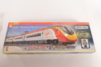 Lot 127 - Hornby (China) 00 Gauge boxed R1076 Virgin Trains Pendolino Digital Train Set