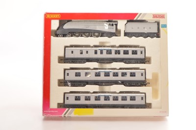 Lot 130 - Hornby (China)  Railroad Series 00 Gauge boxed R3174 Silver Jubilee Train Pack