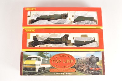 Lot 146 - Hornby (Margate and China) 00 Gauge boxed BR ex GWr King Class 4-6-0 Locomotives and Tenders (3)