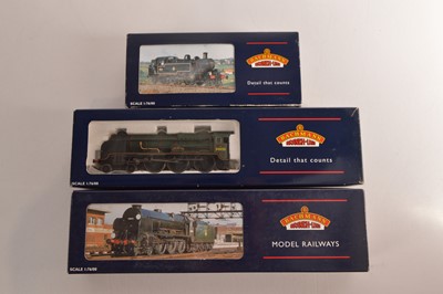 Lot 231 - Bachmann 00 Gauge boxed BR green Lord Nelson Class 4-6-0 Steam Locomotives and Tenders and BR black Ivatt Tank (3)