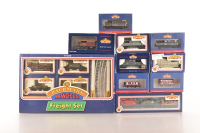 Lot 249 - Bachmann 00 Gauge boxed 30-200 London Transport Freight Set and various boxed Goods Rolling Stock (10)