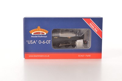 Lot 258 - Bachmann 00 gauge produced exclusively for Model Rail  boxed MR-109 BR black Late Crest USA Class 0-6-0T 30067