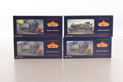 Lot 266 - Bachmann 00 gauge boxed BR black Class 45XX 2-6-2 Prairie Tank Locomotives (4)