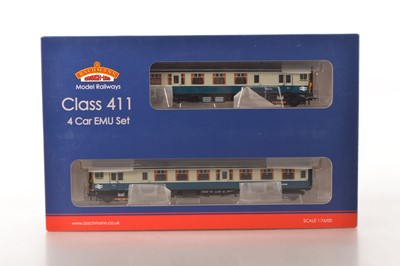 Lot 277 - Bachmann 00 gauge boxed 31-427 BR blue and grey Class 411 CEP 4-Car EMU 7113