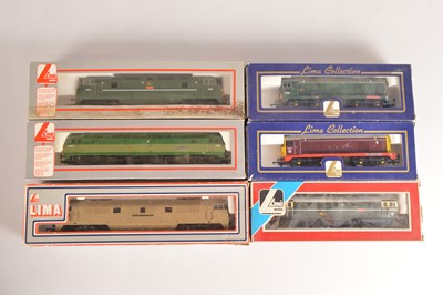Lot 305 - Lima OO Gauge BR Diesel Locomotives (6)