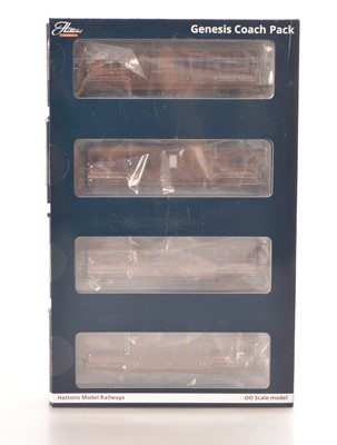 Lot 343 - Hattons Model Railways OO Gauge Genesis Coach Pack