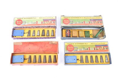 Lot 127 - Hornby Series 0 Gauge No 1 and three No 2 Railway Accessories