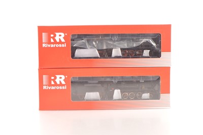 Lot 450 - Rivarossi Italian HO Gauge Steam Locomotives with Tenders (2)
