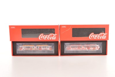 Lot 469 - Rivarossi Continental HO Gauge Coca Cola Seasonal Trams (2)