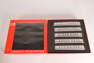 Lot 473 - Rivarossi German HO Gauge  Henschel Wegman Coach Pack