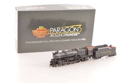 Lot 493 - Broadway Limited  Imports Paragon Series 3 Rolling Thunder American HO Gauge Pennsylvania Rail Road Steam Locomotive with Tender