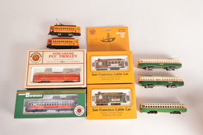 Lot 519 - American HO Gauge Trolley Cars (8)