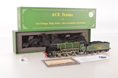 Lot 548 - Ace Trains Modern Issue 0 Gauge SR Green King Arthur Class "Sir Guy" 4-6-0 Locomotive & Tender