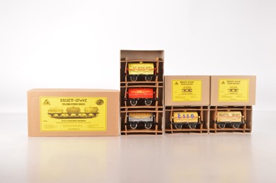 Lot 563 - Bassett-Lowke Modern issue 0 Gauge Private Owner Tank Wagons (6)