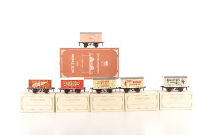 Lot 571 - Ace & Darstaed Modern Issue 0 Gauge Pre Grouping Advertising Vans (6)
