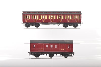 Lot 616 - Kitbuilt 0 Gauge Finescale pair of LMS Rolling stock (2)