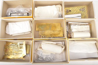 Lot 620 - Meteor Models 0 Gauge Finescale group of Wagon kits (9)