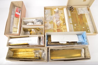 Lot 631 - DJB Engineering/ Blacksmith models and other manufacturers 0 Gauge Finescale group of rolling stock Kits (9)
