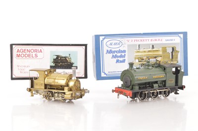 Lot 633 - Mercian/ Agenoria 0 Gauge Finescale pair of Steam outline Locomotives (2)
