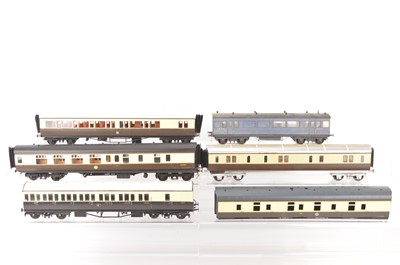 Lot 658 - Scratch/Kitbuilt and commercially built 0 Gauge Finescale group of  rolling stock (6)