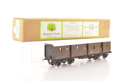 Lot 700 - Blacksmith Models 0 Gauge Finescale Kitbuilt GWR Newpaper van