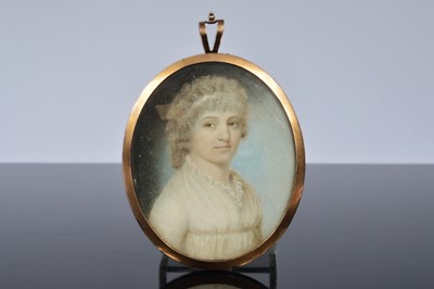 Lot 302 - A late Georgian portrait miniature
