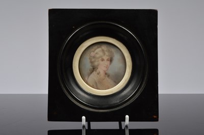 Lot 304 - A late Georgian portrait miniature