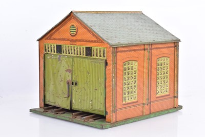 Lot 188 - Hornby 0 Gauge Single and Double length Engine sheds