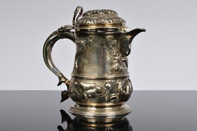 Lot 311 - A George II and later silver covered tankard by Richard Gurney & Co