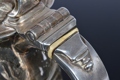 Lot 311 - A George II and later silver covered tankard by Richard Gurney & Co