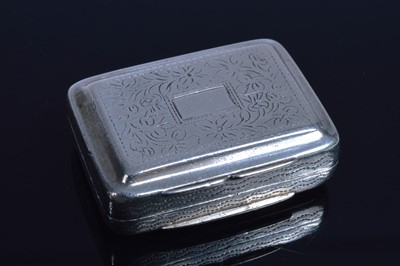 Lot 331 - A George IV silver vinaigrette by Thomas Shaw
