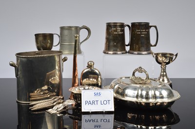 Lot 353 - A collection of silver plated items and more