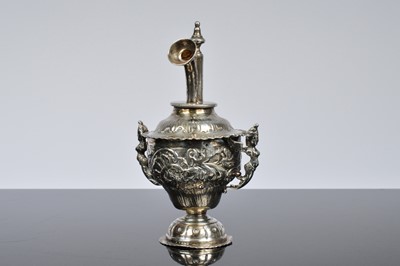 Lot 362 - A Victorian silver table lighter by William Comyns