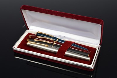 Lot 364 - Two Parker fountain pens and two Cross pens
