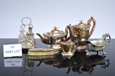 Lot 374 - A large collection of silver plated items