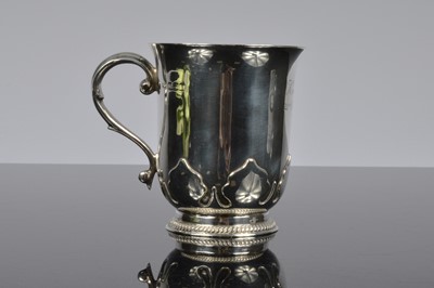Lot 409 - A George V silver Christening mug from Mappin & Webb