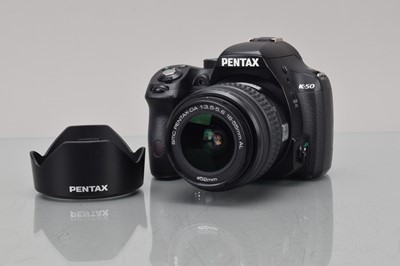 Lot 1 - A Pentax K50 DSLR Camera