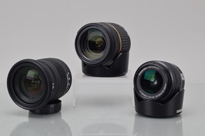 Lot 3 - Three Pentax K AF Mount Lenses