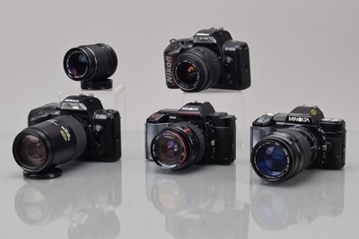 Lot 19 - Four SLR Cameras