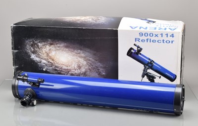 Lot 21 - An Arena 900x114 Reflector Telescope