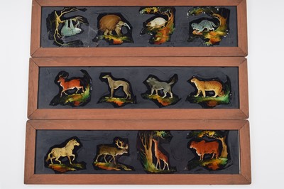 Lot 41 - Eleven Panoramic Magic Lantern Slides