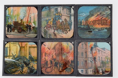 Lot 48 - Four Sets of 3¼ Inch Magic Lantern Slides