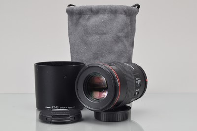 Lot 65 - A Canon EF Macro 100mm f/2.8 L IS USM Lens